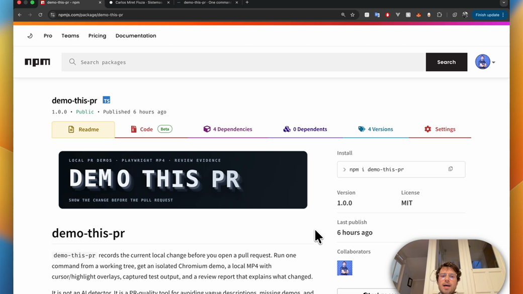 demo-this-pr · Local PR demos from one command
